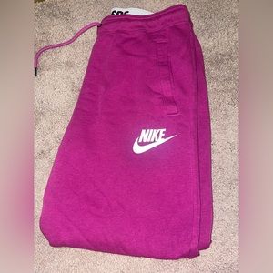 Pink Nike joggers